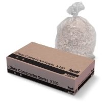 Hydi 20kg Heavy Duty Clear Compactor Sacks (Case of 100)