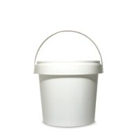 White 2.6L Bucket with Lid