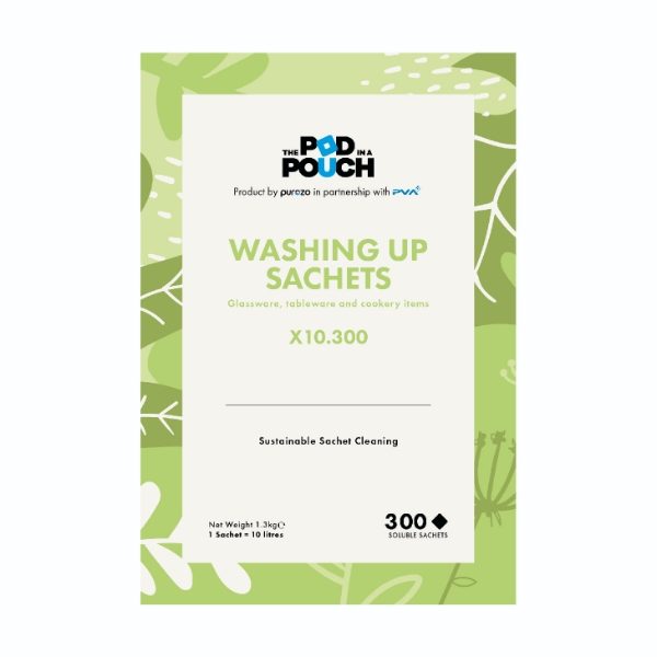 Pod in a Pouch Washing Up Sachets 300