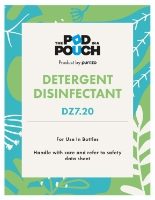Pod in a Pouch Virucidal Detergent Disinfectant Labels For Bucket