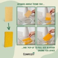 Composty Magic Pop Up Sponge Multipack 12