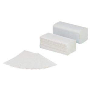 White V Fold Hand Towel